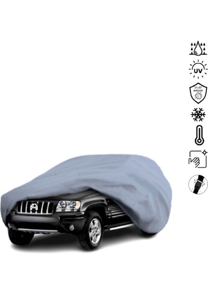Jeep Grand Cherokee 2 (Wj) (1998-2004) Araba Brandası Miflonlu Su Geçirmez 4 Mevsim Araba Brandası