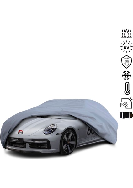 Porsche 911 (992) (2018-) Araba Brandası Miflonlu Su Geçirmez 4 Mevsim Araba Brandası