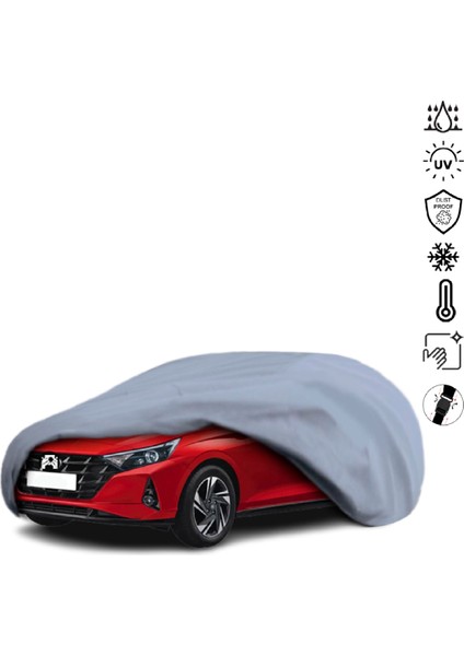 Hyundai I20 3 (2020-) Araba Brandası Miflonlu Su Geçirmez 4 Mevsim Araba Brandası