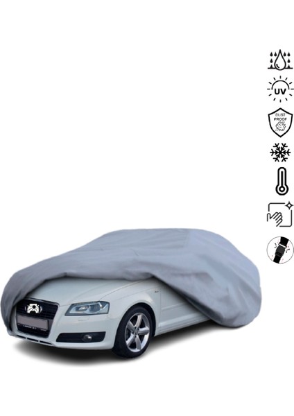 Audı A3 8p Hatchback (2008-2013) Araba Brandası Miflonlu Su Geçirmez 4 Mevsim Araba Brandası