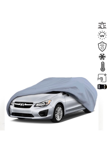 Subaru Impreza 4 Hatchback (2011-2016) Araba Brandası Miflonlu Su Geçirmez 4 Mevsim Araba Brandası