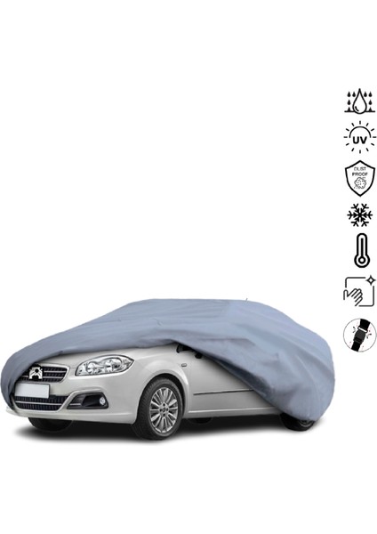 Fiat Linea Sedan Araba Brandası Miflonlu Su Geçirmez 4 Mevsim Araba Brandası