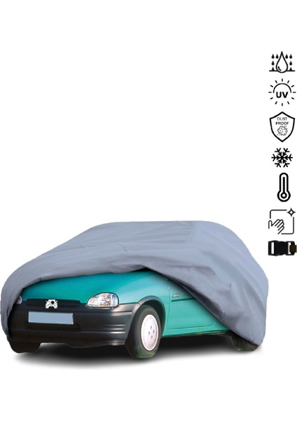 Opel Corsa B (1993-2000) Araba Brandası Miflonlu Su Geçirmez 4 Mevsim Araba Brandası