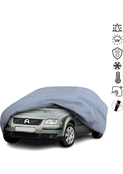 Volkswagen Passat B5.5 (2000-2005) Araba Brandası Miflonlu Su Geçirmez 4 Mevsim Araba Brandası
