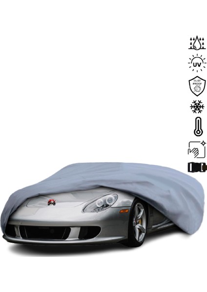 Porsche Carrera Gt Araba Brandası Miflonlu Su Geçirmez 4 Mevsim Araba Brandası