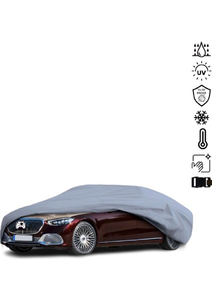 Mercedes Benz S W223 Short Araba Brandası Miflonlu Su Geçirmez 4 Mevsim Araba Brandası
