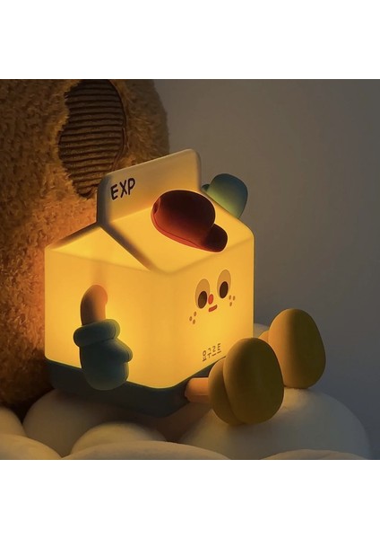 Süt Kutusu Komodin Lambası Gece Lambası (Yurt Dışından) fırsatları