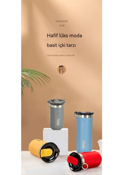 Paslanmaz Çelik Kahve Fincanı Açık Moda Eşlik Eden Araba Su Bardağı Iş Ofis Yalıtım Fincan (Yurt Dışından) modelleri