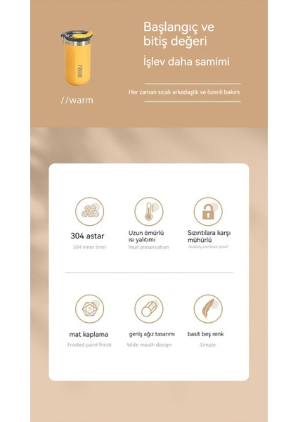 Paslanmaz Çelik Kahve Fincanı Açık Moda Eşlik Eden Araba Su Bardağı Iş Ofis Yalıtım Fincan (Yurt Dışından) fırsatları