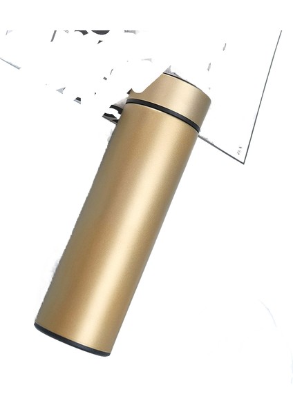 Paslanmaz Çelik Düz Termos Bardak Taşınabilir Çift Duvar Vakum Su Bardağı (Yurt Dışından)