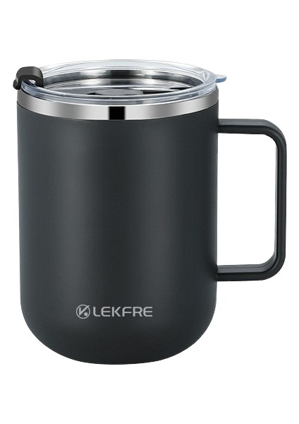 Paslanmaz Çelik Kapaklı Kupa Bardak Ofis Kahve Fincanı Su Bardağı Çay Bardağı Içme Bardağı (Yurt Dışından)