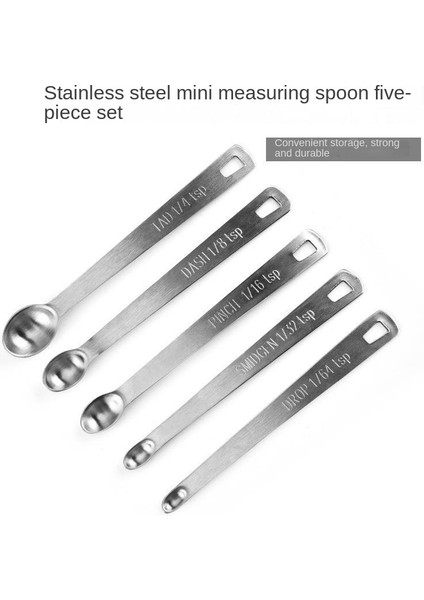 Beş Parçalı Mutfak Baharat Kaşığı Seti (Yurt Dışından) modelleri