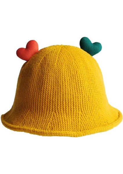 Bebek Süper Sevimli Ilkbahar ve Sonbahar Örgü Şapka (Yurt Dışından)