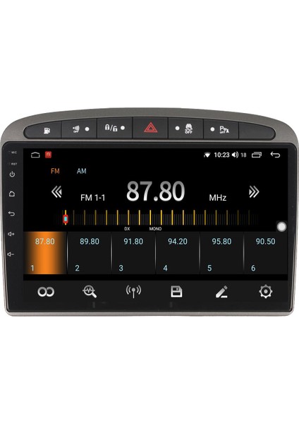 Peugeot 308 Android 13 Multimedya Carplay 4gb RAM+64GB HDD 2007-2013 Navigasyon Ekran