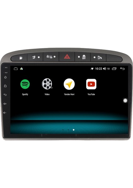 Peugeot 308 Android 13 Multimedya Carplay 4gb RAM+64GB HDD 2007-2013 Navigasyon Ekran