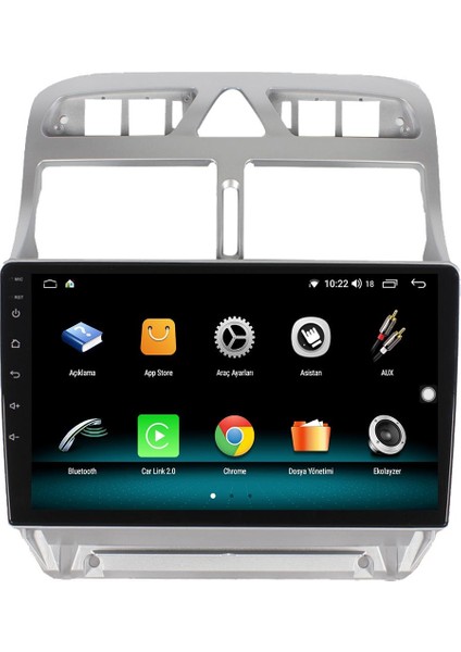 Peugeot 307 Android 13 Multimedya Carplay 4gb RAM+64GB HDD 2002-2013 Navigasyon Ekran
