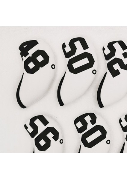 7pcs Golf Club Headcover Demir Kafa Kapağı Kama Koruyucu Beyaz Seyahat (Yurt Dışından) indirimleri