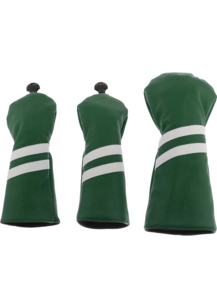 3x Su Geçirmez Ahşap Başlıklar Golf Başörtüsü Yeşil (Yurt Dışından)
