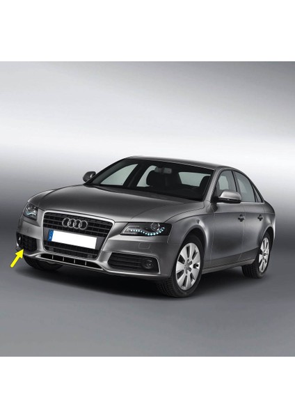 Audi A4 2009-2012 Ön Tampon Sağ Sis Çerçevesi Siyah 8K0807682A