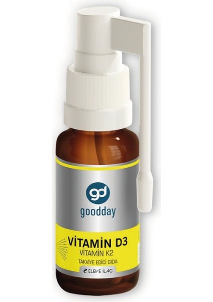 Vitamin D3K2 20 ml Takviye Edici Gıda