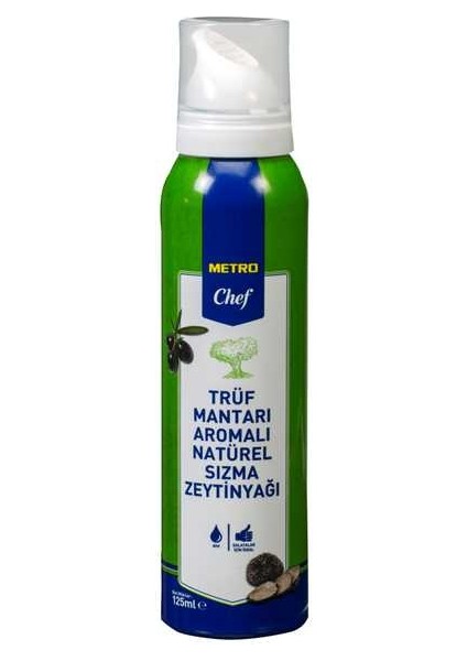 Metro Chef Sprey Sızma Zeytinyağı Trüf Mantarı Aromalı 125ML