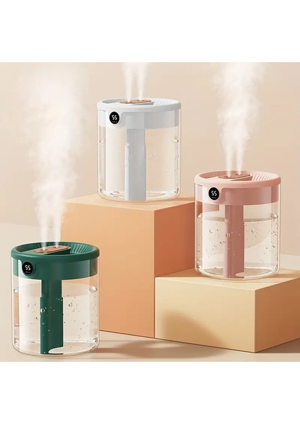 LCD Nem Göstergeli Büyük Kapasiteli 2l Hava Nemlendirici - Yeşil (Yurt Dışından) fiyatları