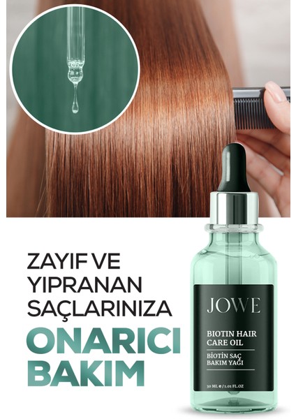 Jowe Biotin Saç Bakım Yağı - 30 ml