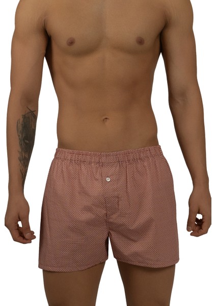 Yohannes Club Desenli  Poplin Boxer