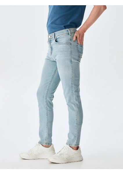 Erkek Dıego X Y Normal Bel Dar Paça Skınny Jean Pantolon