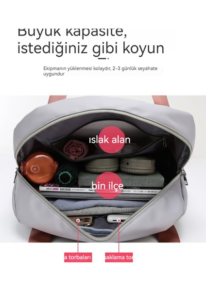 Taşınabilir Katlanır Depolama Iş Gezisi Seyahat Spor Büyük Kapasiteli Çanta (Yurt Dışından)