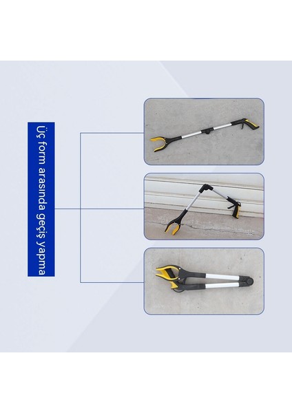 Ev Bahçe Temizliği Kaymaz Saplı Katlanabilir Pikap (Yurt Dışından)