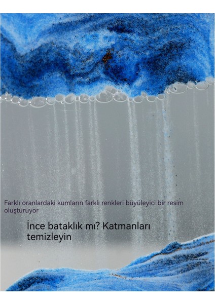 10 Inç Oturma Odası Ev Dekorasyonu Üç Boyutlu Yaratıcı Kum Saati Boyama Ofisi (Yurt Dışından)