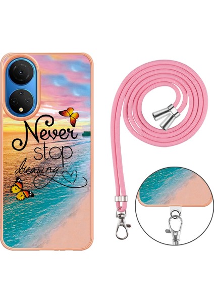 Honor X7 Için Imd Desenli Tpu Kılıf (Yurt Dışından)