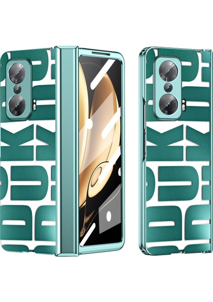 Honor Magic V Için Ektrokaplama Katlanır Kılıf (Yurt Dışından)