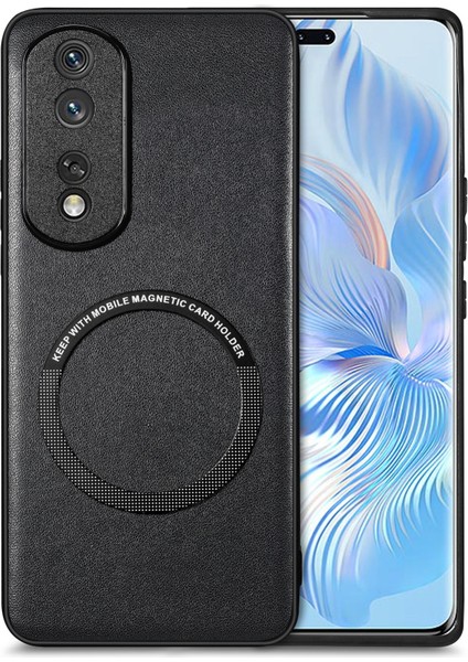 Honor 80 Pro Için Renkli Deri Telefon Kılıfı (Yurt Dışından)