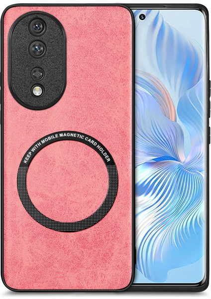 Honor 80 Için Renkli Deri Telefon Kılıfı (Yurt Dışından)