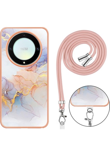 Honor X9A/MAGIC5 Lite Için Imd Desenli Tpu Kılıf (Yurt Dışından)