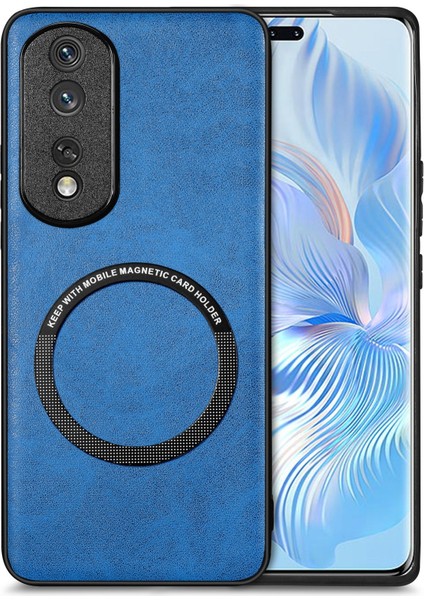 Honor 80 Pro Için Renkli Deri Telefon Kılıfı (Yurt Dışından)