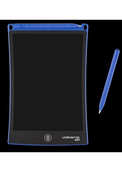 Doodle Writing Tablet LCD 8.5 Inç Dijital Kalemli Çizim Yazı Tahtası Grafik Not Yazma Eğitim Tableti Mavi VK-850-BL