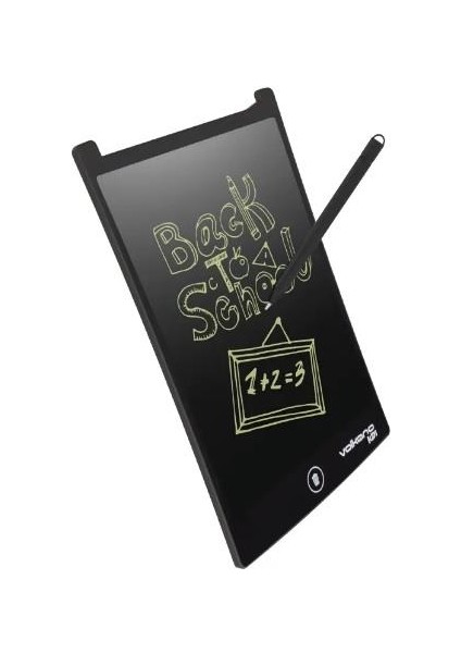 Doodle Writing Tablet LCD 8.5 Inç Dijital Kalemli Çizim Yazı Tahtası Grafik Not Yazma Eğitim Tableti Siyah VK-850-BK