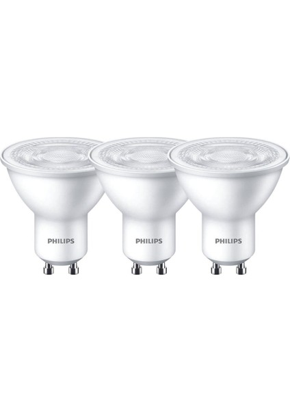 LED Spot 50W GU10 Sarı Işık 2700K 3'lü