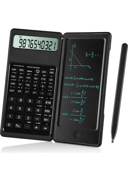 S9 Dijital Not Defterli Bilimsel Fonksiyonlu Hesap Makinesi E-Writer - Katlanabilir