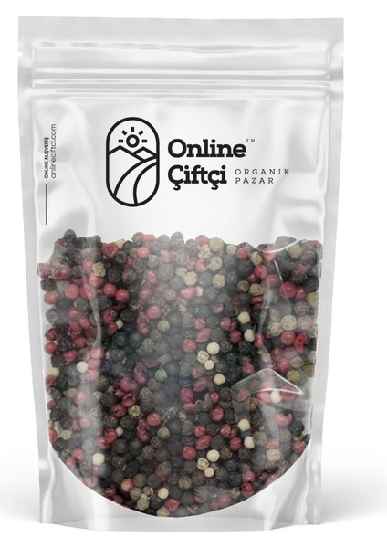 Online Çiftçi Renkli Karabiber Tane 50 gr