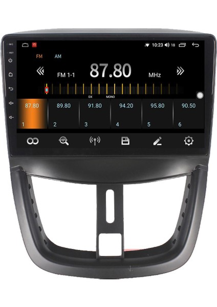 Peugeot 207 Android 13 Multimedya Carplay 4gb RAM+64GB HDD 2006-2010 Navigasyon Ekran fiyatları