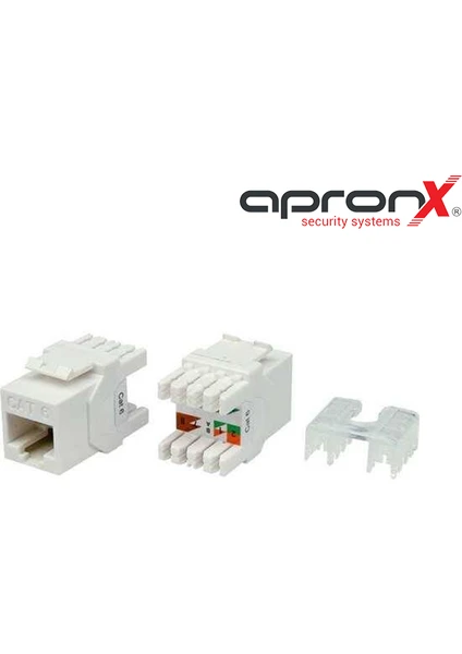 APX-UTP181 Cat6 180° Utp Keystone Jack