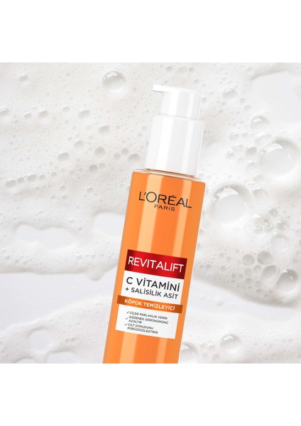 L'oréal Paris Revitalift Clinical Vitamini + Salisilik Asit Aydınlatıcı Köpük Temizleyici