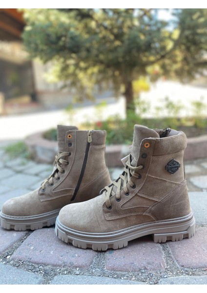 Erkek Deri Nubuk Bot 1451585 Odina 3pr Kum fırsatları