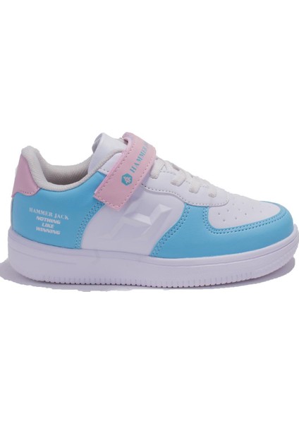 49042 Colors Beyaz Pudra Ortopedik Günlük Kız Çocuk Spor Ayakkabı