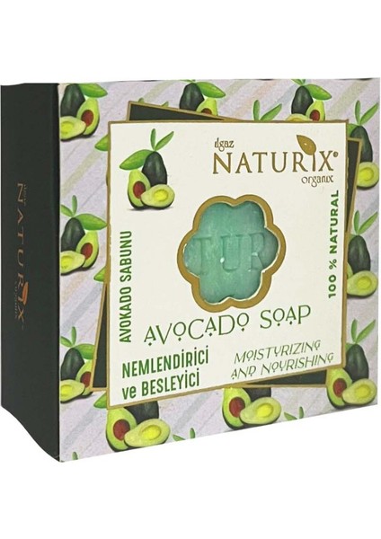 Natural Avokado Sabunu Yoğun Nemlendirici Besleyici Canlandırıcı Avocado Soap 125GR