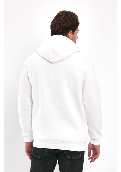 3 Ip Şardonlu Fermuarlı Kapuşonlu Sweatshirt RD24KE054901